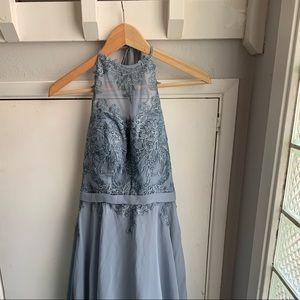Steel Blue Bridesmaid Dress from JJ’s House